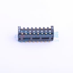 8位 2.54mm 琴键式拨码开关 侧拨缩略图