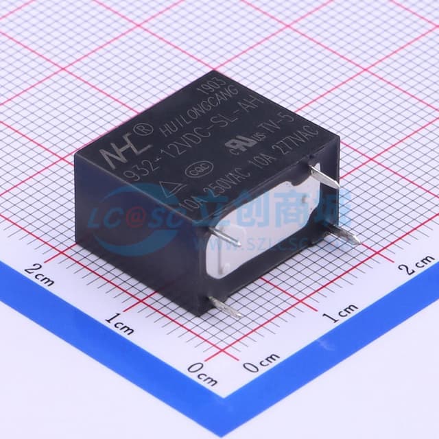 12V继电器 单刀单掷-常开 TV-5 【继电】实物图