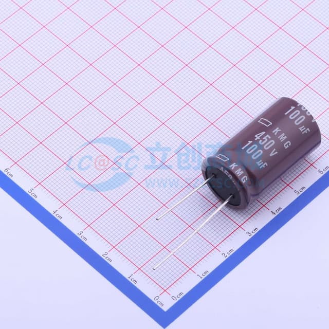 100uF ±20% 450V 【插件】实物图
