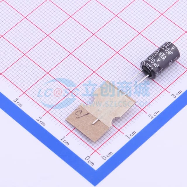 220uF ±20% 10V 【引线】实物图