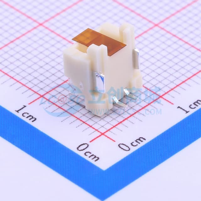 1x2P 间距:2mm 立贴 系列:PA实物图
