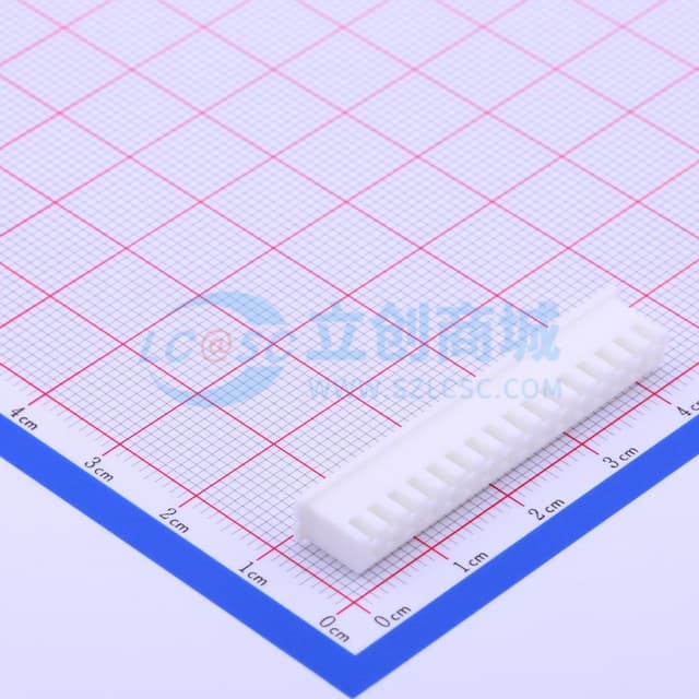 白色 2.5mm 1x16P实物图