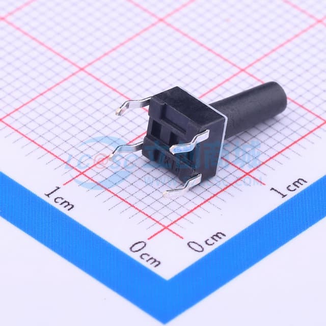 6*6*13mm 直插 轻触开关 【轻触】实物图