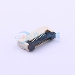 间距:0.5mm P数:10P 翻盖式 下接缩略图