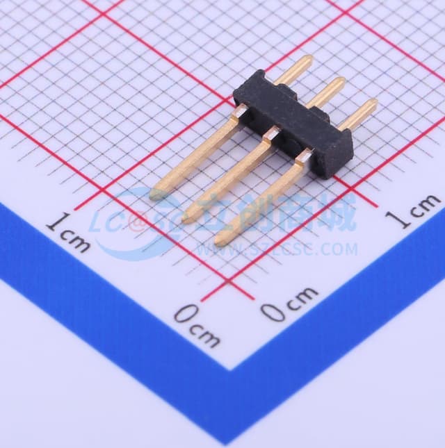1x3P 间距:2.54mm 直插 【排针】实物图