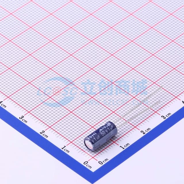 1uF ±20% 50V 【引线】实物图