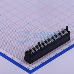 黑色 PCIE3.0 DIP连接器 带双定位柱 卡边缘插座 2.3mm引脚长,PA46【“金】缩略图