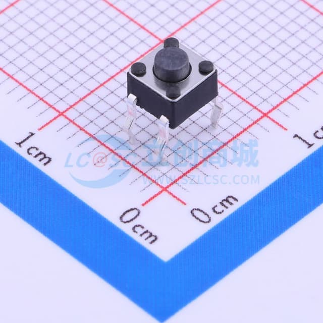 4.5*4.5*3.8mm 直插 轻触开关 【轻触】实物图