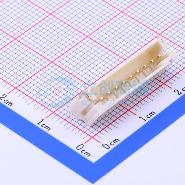 1x9P 间距:2mm 卧贴 系列:PH实物图