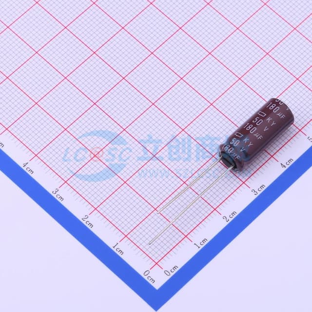 180uF ±20% 50V 【插件】实物图