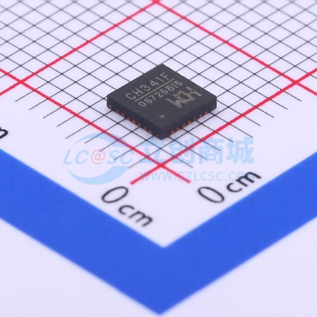 USB总线转接芯片CH341实物图