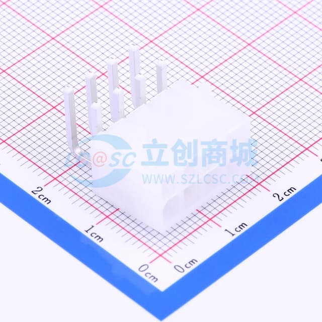 2x4P 间距:4.2mm 弯插 【插件】实物图