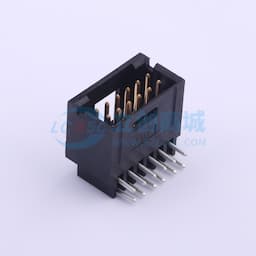 2x6P 间距:2.54mm 弯插 【插件】缩略图