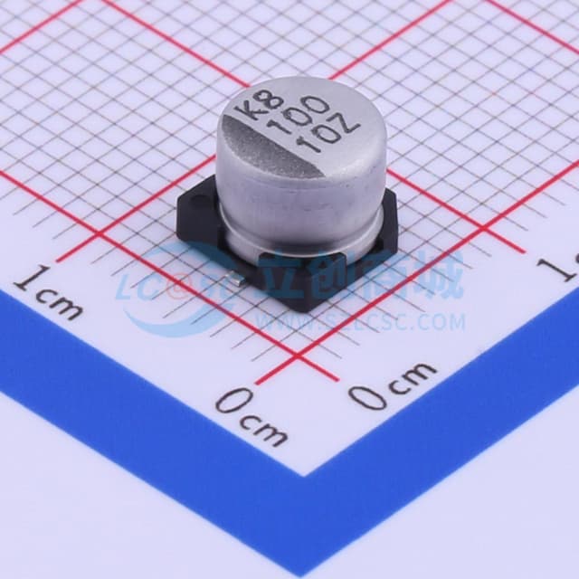 100uF ±20% 10V实物图