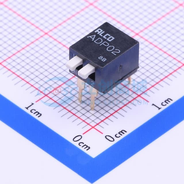 2.54mm 琴键 2位【插件】实物图
