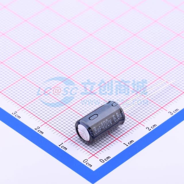 6.8uF ±20% 400V 【插件】实物图