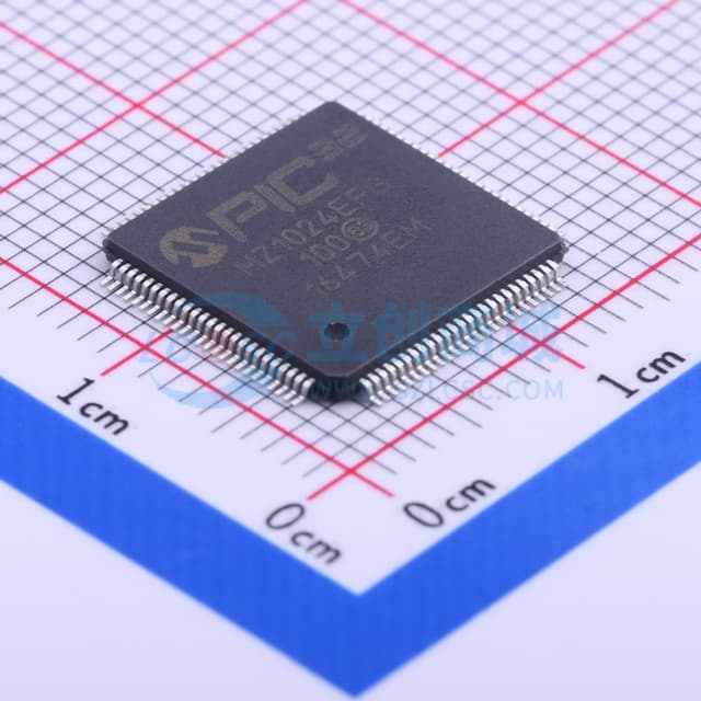 PIC32MZ1024EFG100-I/PT实物图