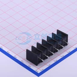 7.62mm 1x6P 直针 中脚 排数:1 每排P数:6 【栅栏】缩略图