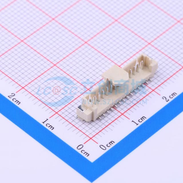 1x14P 间距:1.25mm 立贴实物图