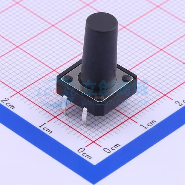 12*12*18mm 直插 轻触开关 【轻触】实物图