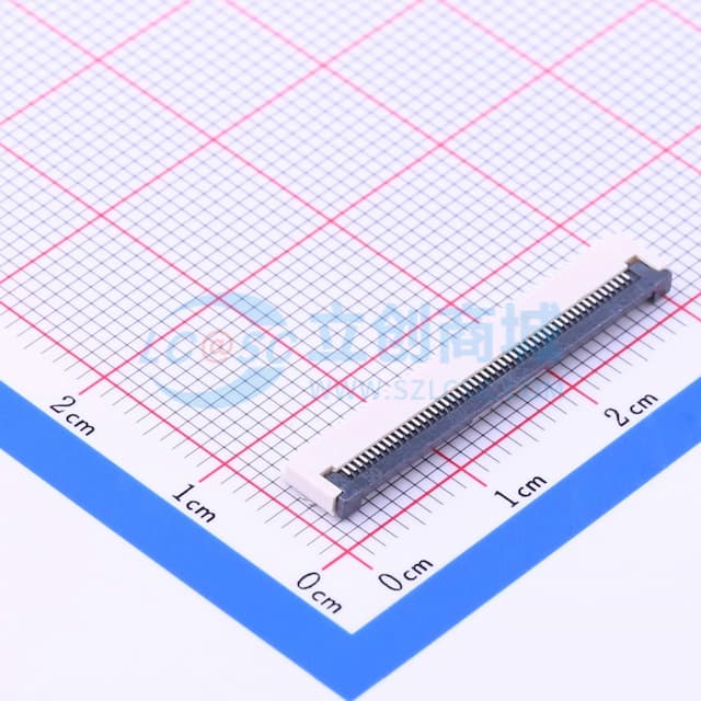翻盖式 下接 P数:50P 间距:0.5mm实物图
