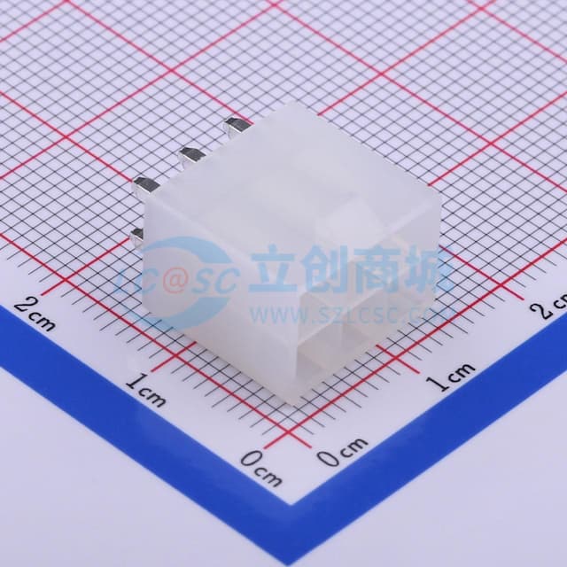 2x3P 间距:4.2mm 直插 【插件】实物图
