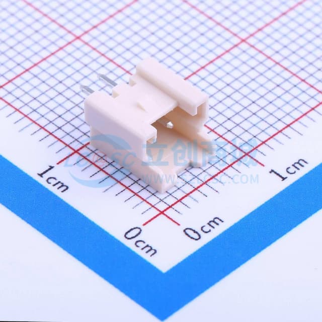 1x2P 间距:2mm 直插【插件】实物图