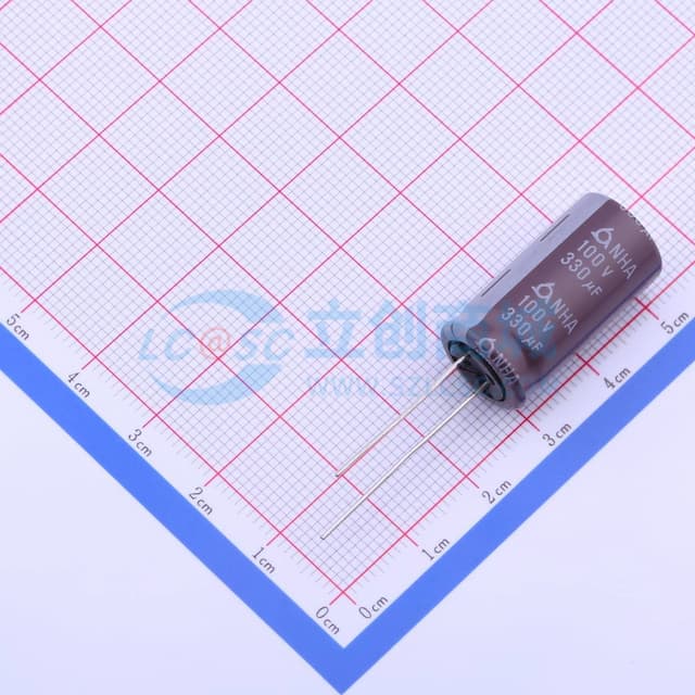 330uF ±20% 100V 【插件】实物图