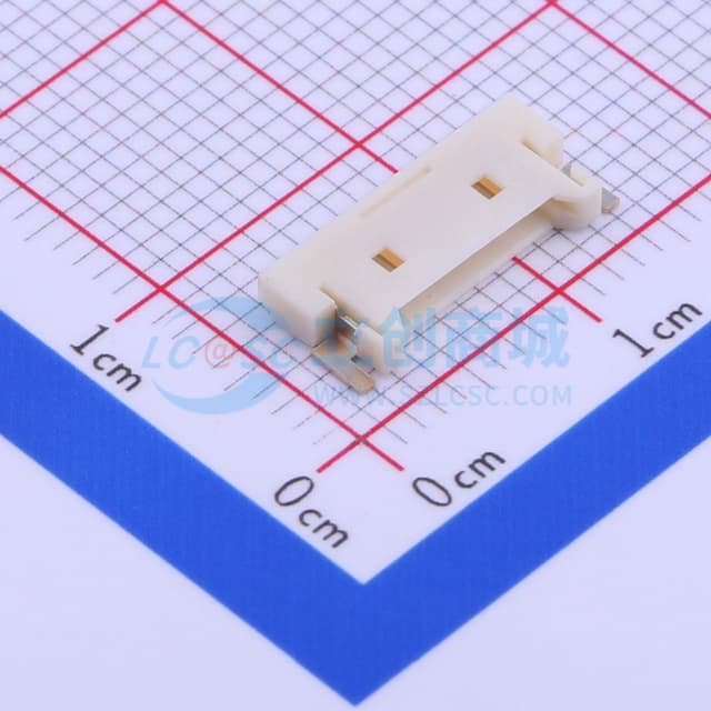 1x6P 间距:1.25mm 卧贴实物图
