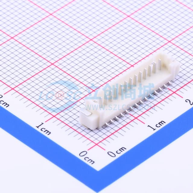 1x14P 间距:1.25mm 立贴实物图