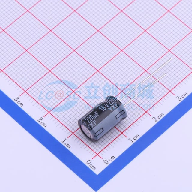 220uF ±20% 16V 【插件】实物图
