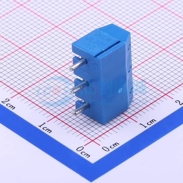1x3P 5mm 直插 排数:1 每排P数:3 【螺钉】实物图