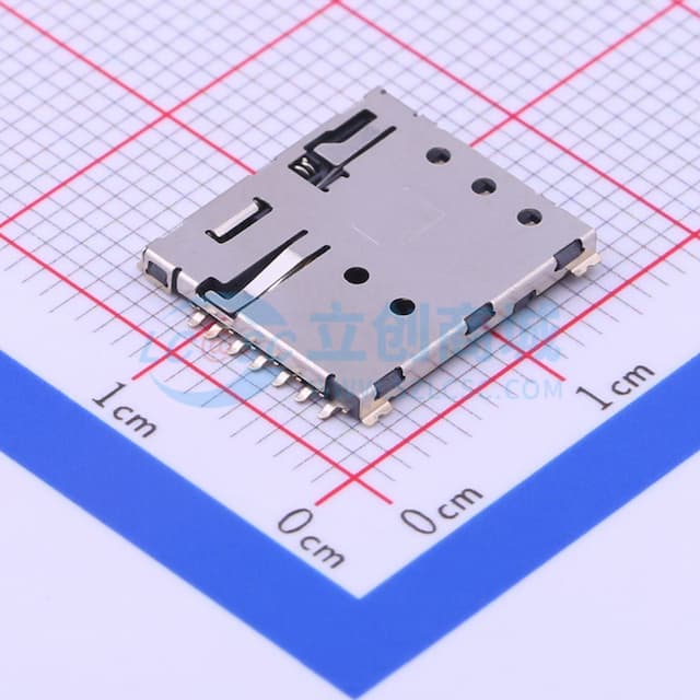 自弹式 NanoSIM卡 卡座实物图