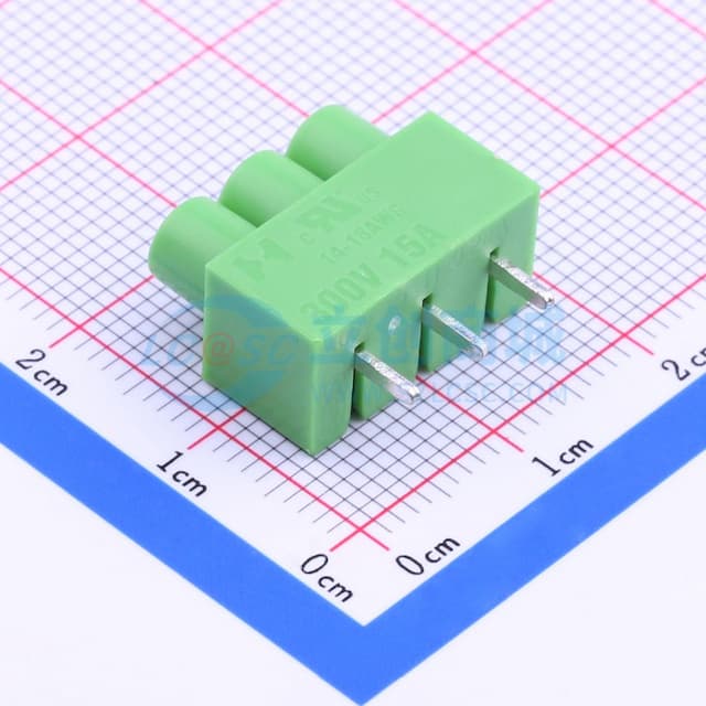5mm 1x3P 排数:1 每排P数:3 直插 【螺钉】实物图