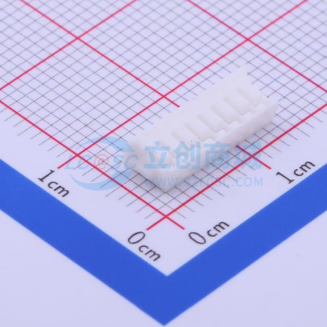 白色 1.5mm 1x8P实物图