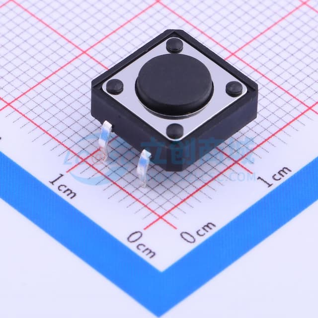 11.7*11.5*4.3mm 直插 轻触开关 【轻触】实物图