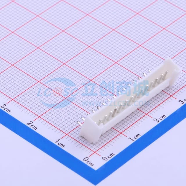 1x15P 间距:2mm 弯插 系列:PH 【插件】实物图