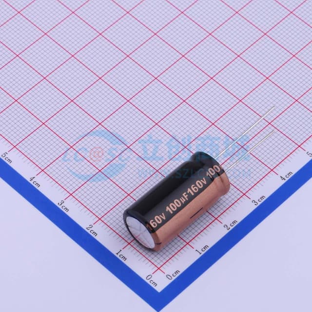 100uF ±20% 160V 【插件】实物图