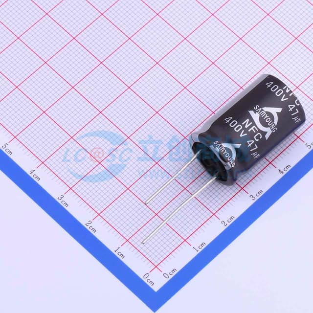 47uF ±20% 400V 【插件】实物图