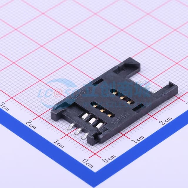 翻盖式 MiniSIM卡 卡座实物图