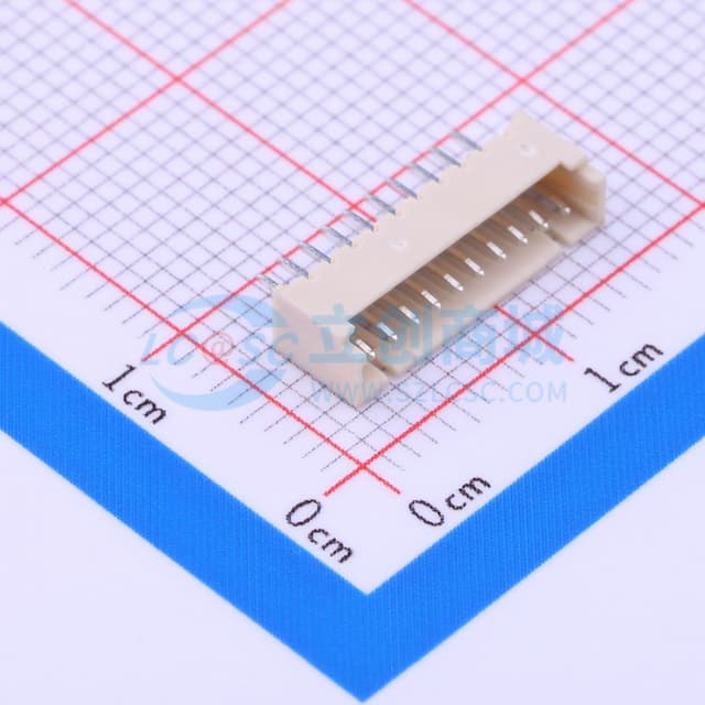 间距:1.25mm 1x10P【插件】实物图