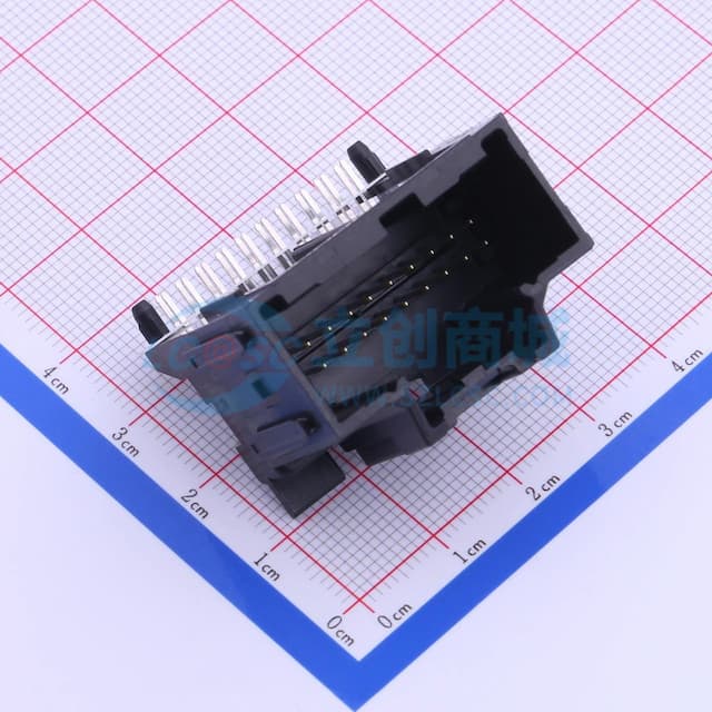 2x10P 间距:2.54mm【插件】实物图