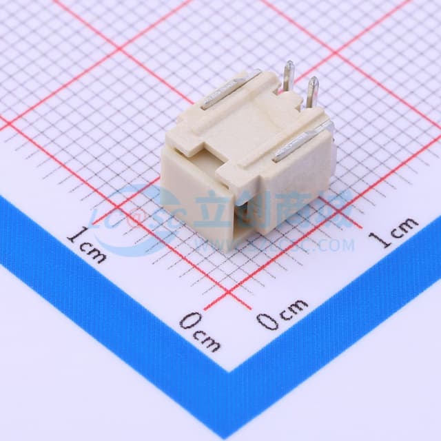 1x2P 间距:2mm 立贴实物图