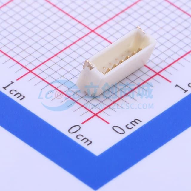 间距:1mm 1x7P实物图