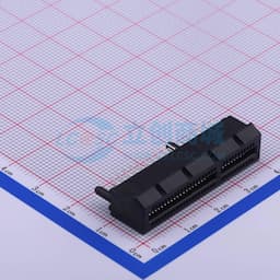 黑色 PCIE3.0 DIP连接器 带双定位柱 卡边缘插座 2.3mm引脚长,PA46【“金】缩略图