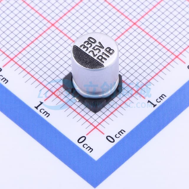 330uF ±20% 25V实物图