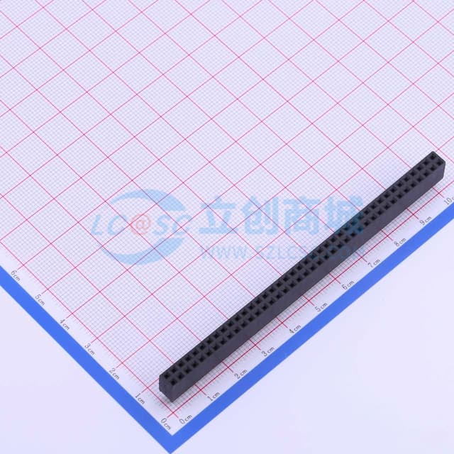 2x40P 间距:2.54mm 直插 【插件】实物图