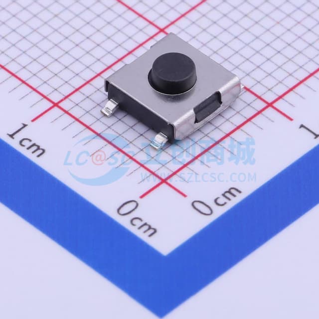 6.3*6.4*3.1mm 立贴 轻触开关实物图