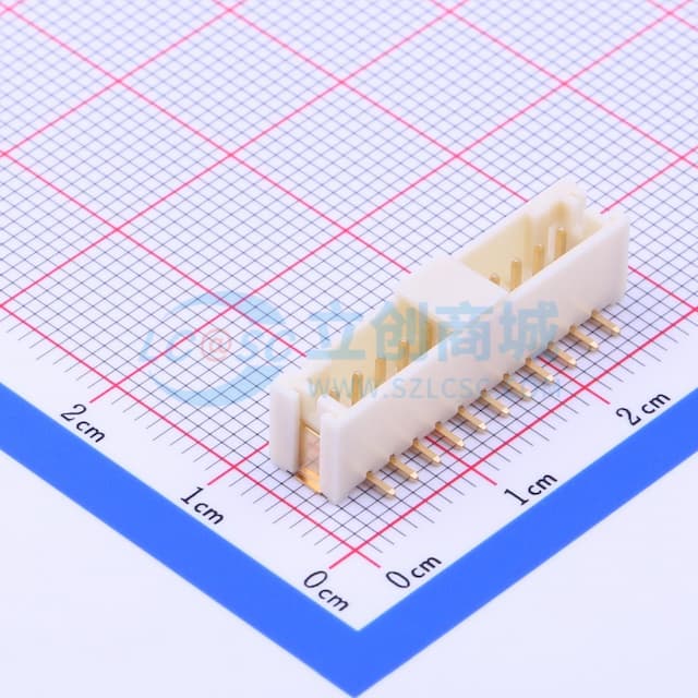 1x11P 间距:2mm 立贴 系列:PH实物图