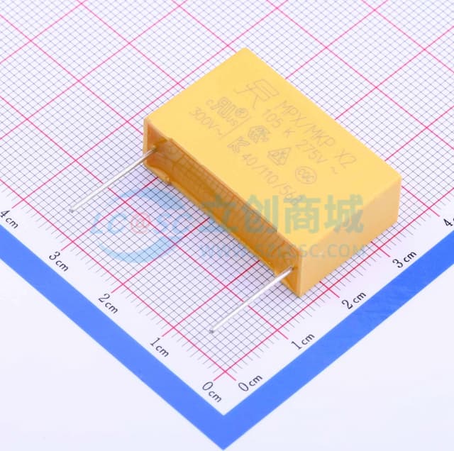 1uF ±10% 275V 等级:X2 【安规】实物图
